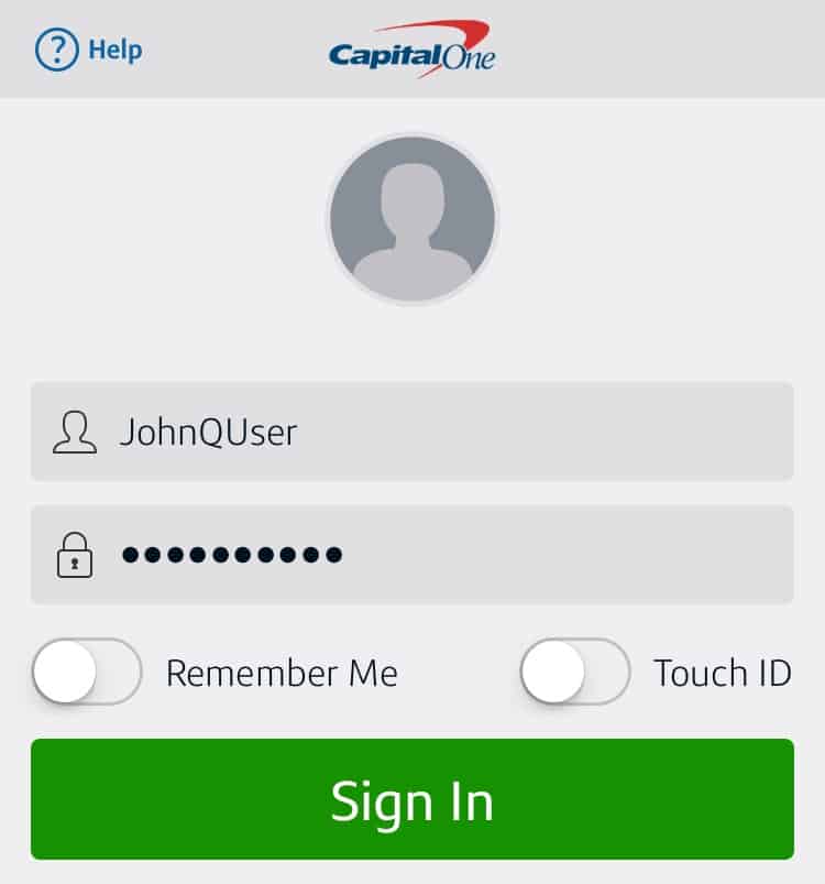 Capital One App Sign In