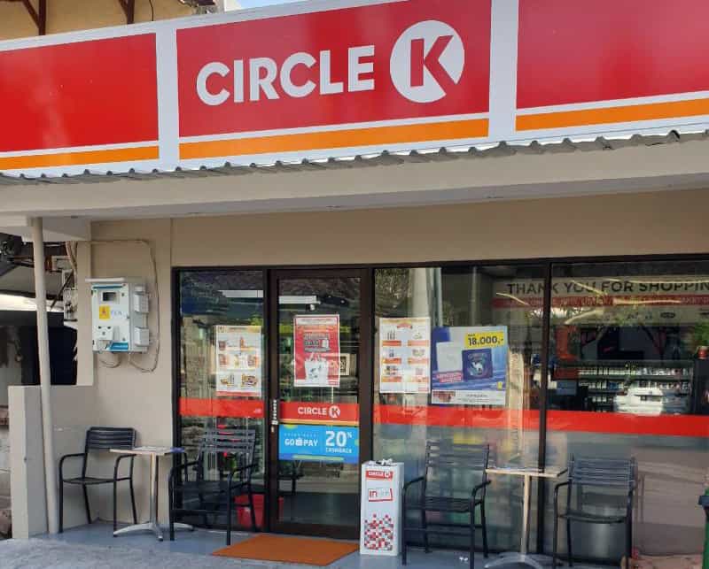 Circle K Convenience Store with ATM in Kuta, Bali