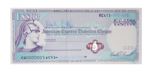 American Express Travelers Cheque - Exchange Travelers Cheques for Rupiah